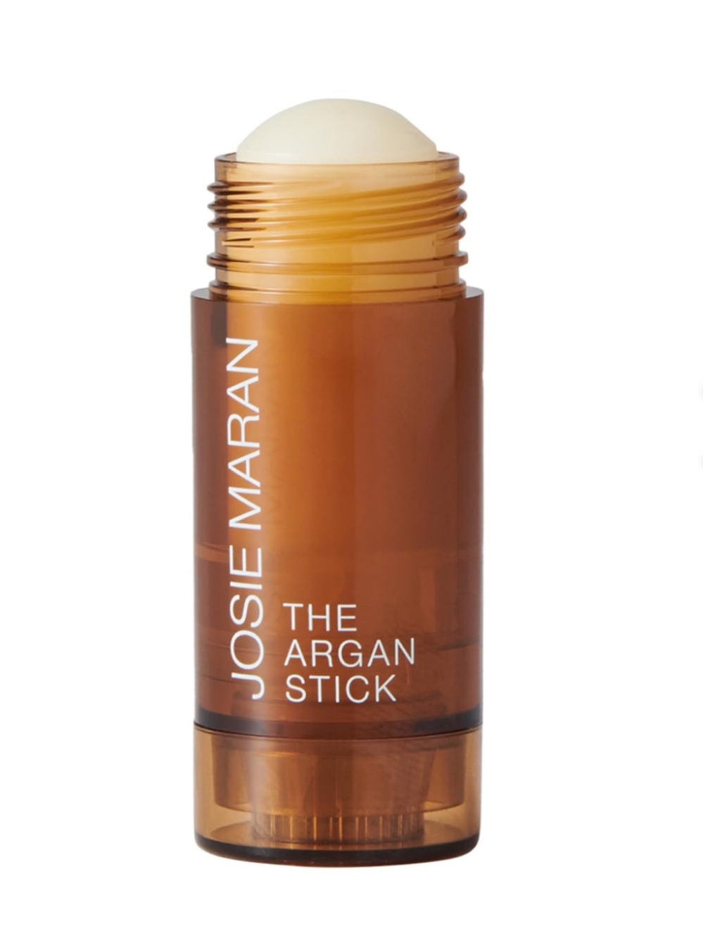 JOSIE MARAN Hydrating Argan Oil Stick in Metallic Bronze Packaging. 0.35oz/10g